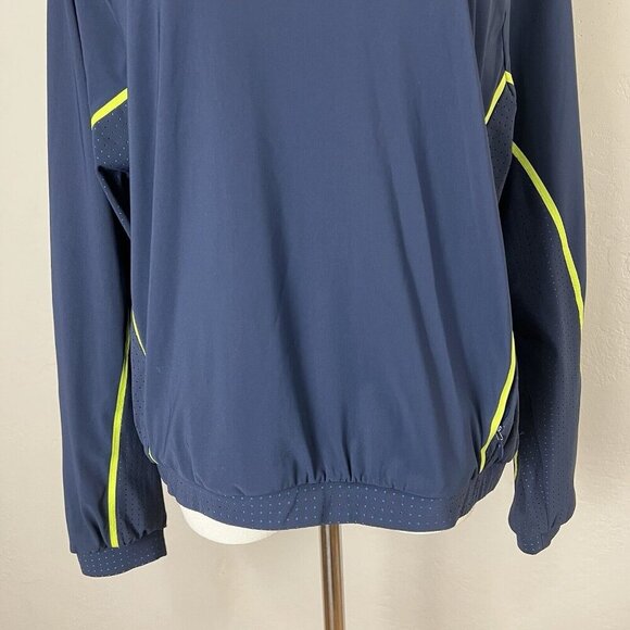 Sweaty Betty Zero Gravity Run Quarter Zip Blue Long Sleeve Jacket Size Medium - Picture 3 of 11
